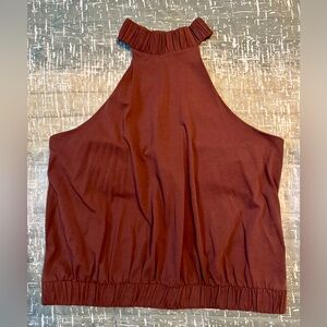 Express NWOT - Maroon Halter Blouse